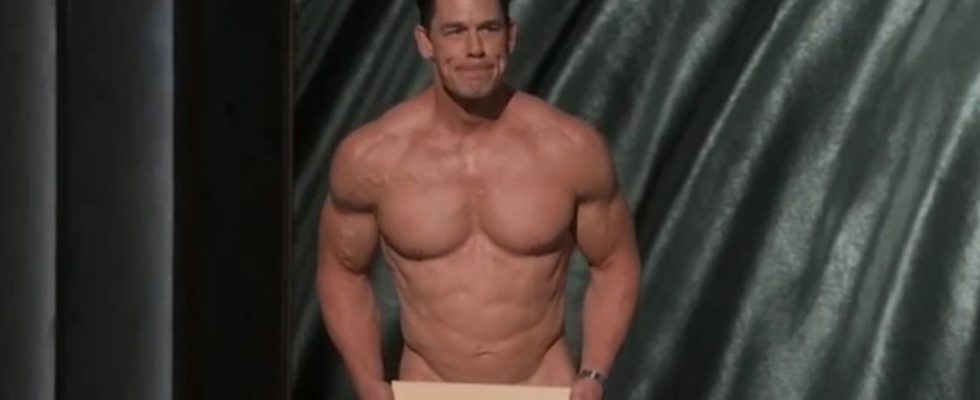 John Cena naked at the Oscars