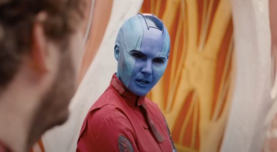 Karen Gillan des Gardiens de la Galaxie réagit au Vol.  Les crédits de fin de Star-Lord de 3 sont révélés et partagent leurs réflexions sur l'avenir de Nebula
