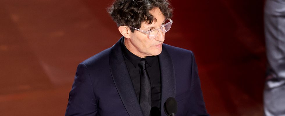 Jonathan Glazer accepts the Best International Feature Film award for "The Zone of Interest" at the 96th Annual Oscars held at Dolby Theatre on March 10, 2024 in Los Angeles, California.