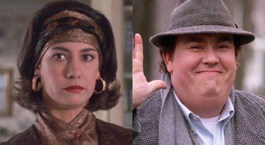 Laurie Metcalf and John Candy in Uncle Buck