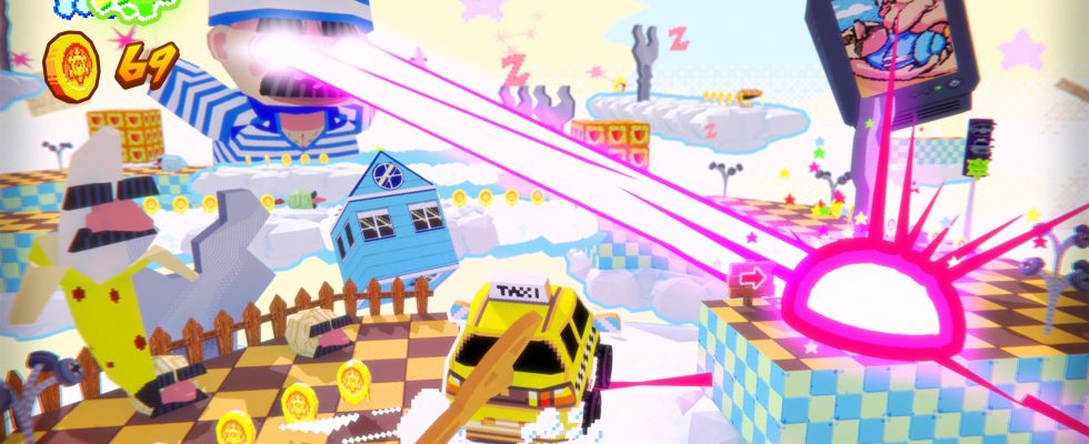 Le jeu de plateforme Collectathon Yellow Taxi Goes Vroom pour PC sera lancé en avril