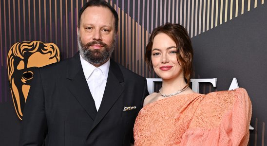 LONDON, ENGLAND - FEBRUARY 18: Yorgos Lanthimos and Emma Stone attend the EE BAFTA Film Awards 2024 at The Royal Festival Hall on February 18, 2024 in London, England. (Photo by Gareth Cattermole/BAFTA/Getty Images for BAFTA)