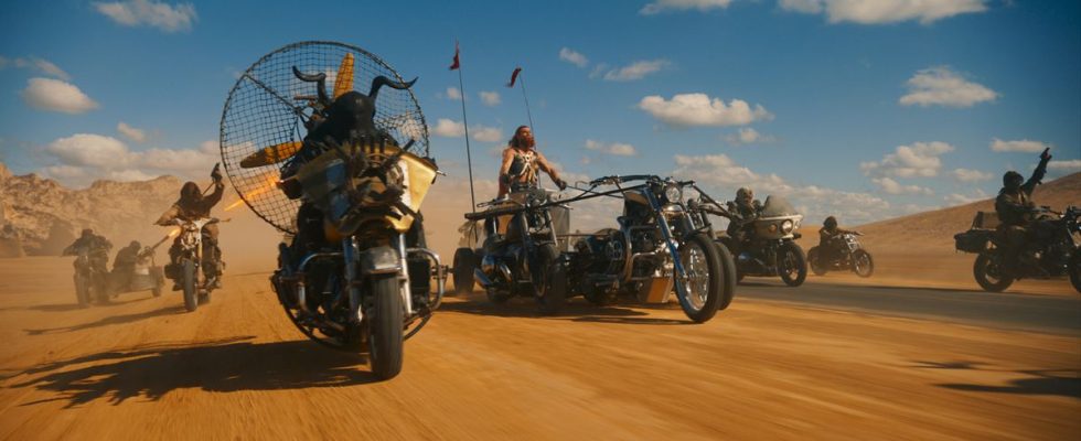 Biker Horde in Furiosa: A Mad Max Saga