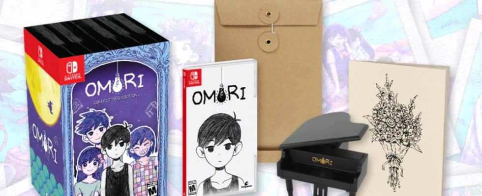 L'édition collector physique d'Omori pour Switch est livrée avec une boîte à musique pour piano