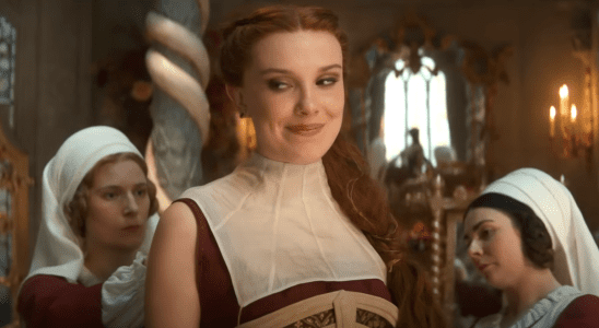 millie bobby brown happy in the damsel trailer