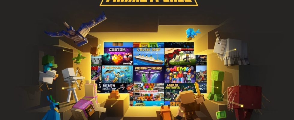 Minecraft présente un nouveau pass de saison pour le marché du jeu