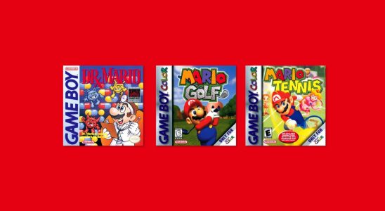 Nintendo étend la bibliothèque Game Boy et GBC de Switch Online avec trois autres titres Mario