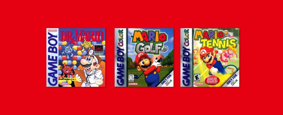 Nintendo étend la bibliothèque Game Boy et GBC de Switch Online avec trois autres titres Mario