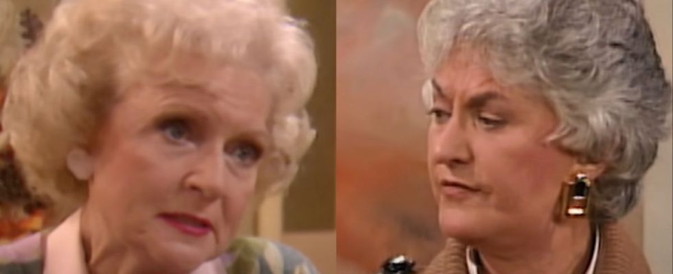Rose and Dorothy on The Golden Girls