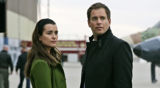 Cote de Pablo and Michael Weatherly in NCIS