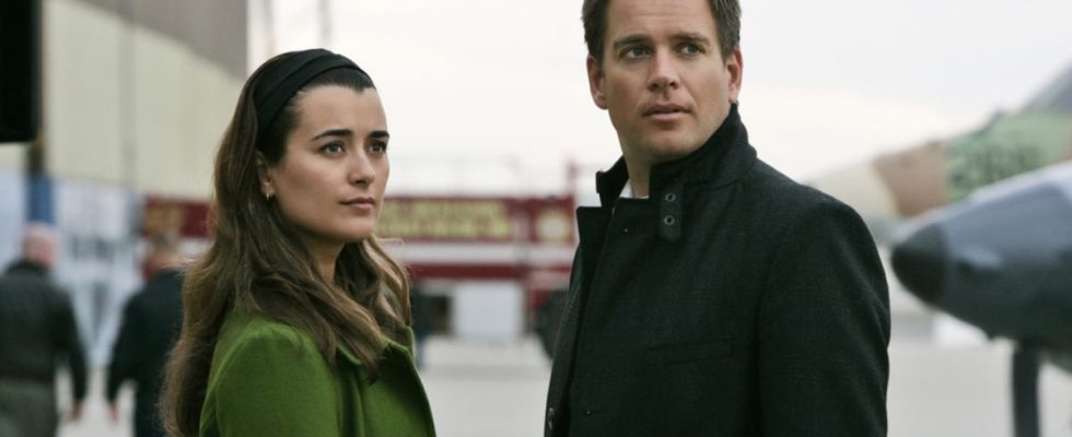 Cote de Pablo and Michael Weatherly in NCIS