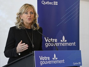 La ministre des Affaires municipales du Québec, Andrée Laforest.