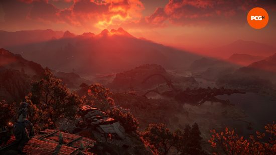 Revue d'Horizon Forbidden West : une vue imprenable sur le monde ouvert du jeu.