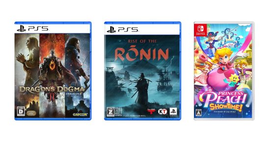 Sorties de jeux japonais de cette semaine : Dragon's Dogma II, Rise of the Ronin, Hi-Fi RUSH pour PS5, Princess Peach : Showtime !, plus