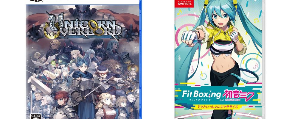 Sorties de jeux japonais de cette semaine : Unicorn Overlord, Fitness Boxing feat.  Hatsune Miku : exercice Isshoni, plus