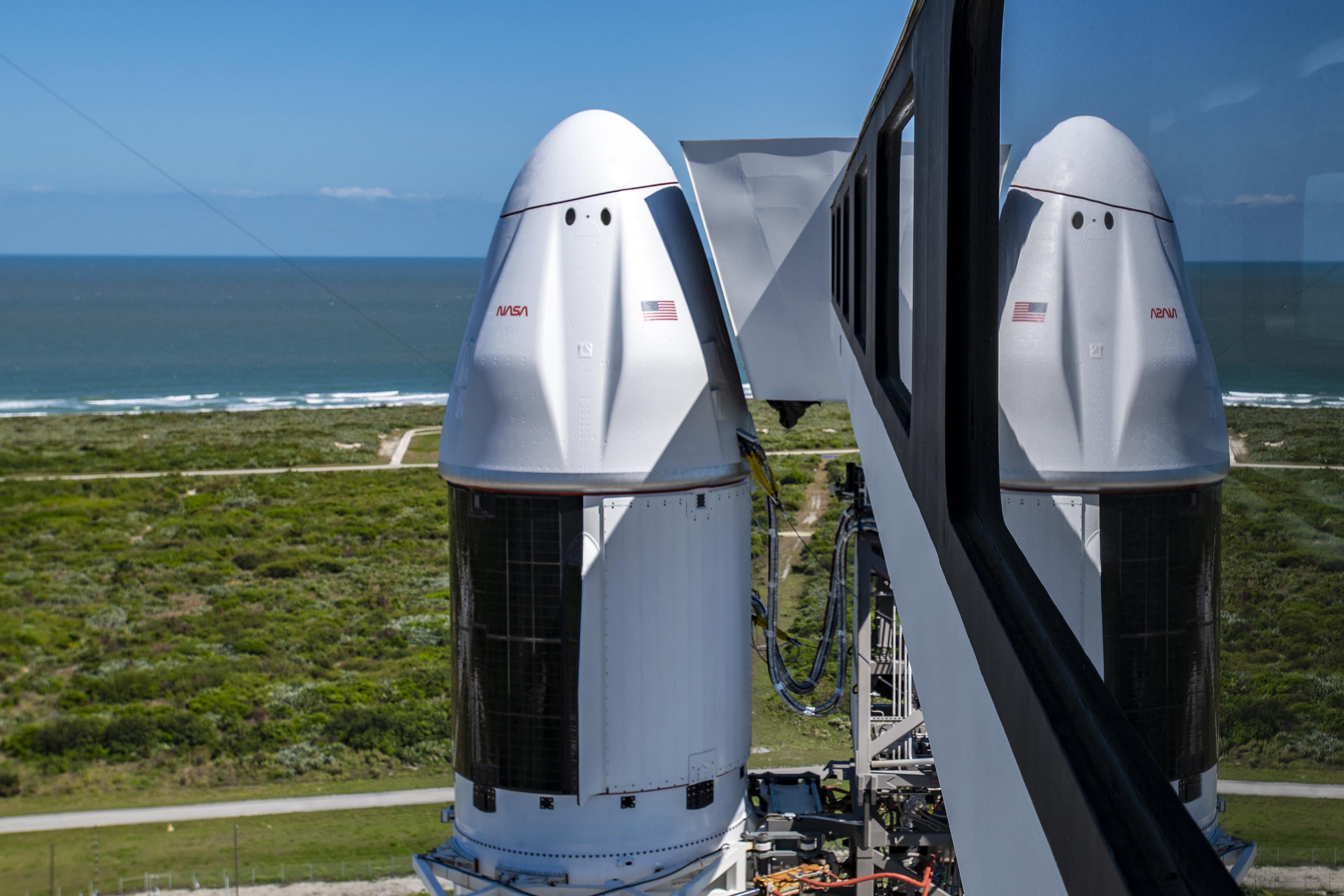 Dragon de SpaceX au slc-40