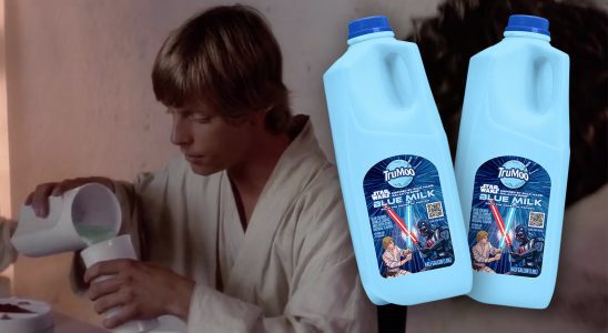 Trucs cool : le lait bleu officiel de Star Wars arrive dans votre réfrigérateur par TruMoo