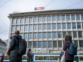 Siège social de l'UBS.